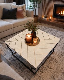Coffee marble to table