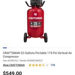 Craftsman Air Compressor 