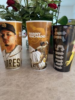 3 San Diego Padres Souvenir Cups 32oz 