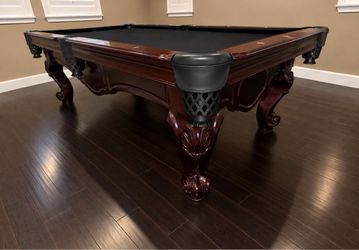 Regulation Size Pool Table 8’ (Free Delivery & Pro Setup) (New Felt Any Color + All Accessories)