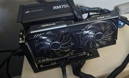 AsRock Intel B580 12GB Video Card GPU 1440p 6+2 Pin,