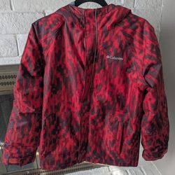 NWT Columbia Direct Summit Omni-Tech Waterproof Breathable Ski Jacket Red YouthL