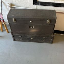 Kenndy Machinist Toolbox With Tools 