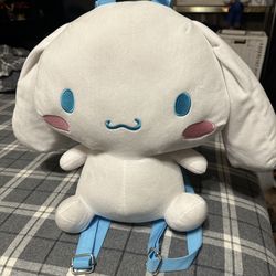 Sanrio Hello KItty Cinnamoroll 16" inch Sitting Pose Plush Backpack