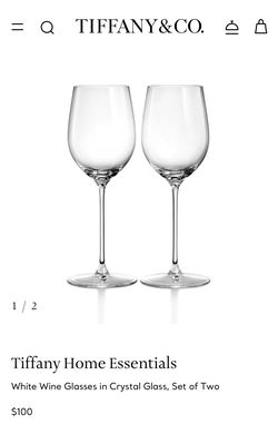 Tiffany Wine Glass Set