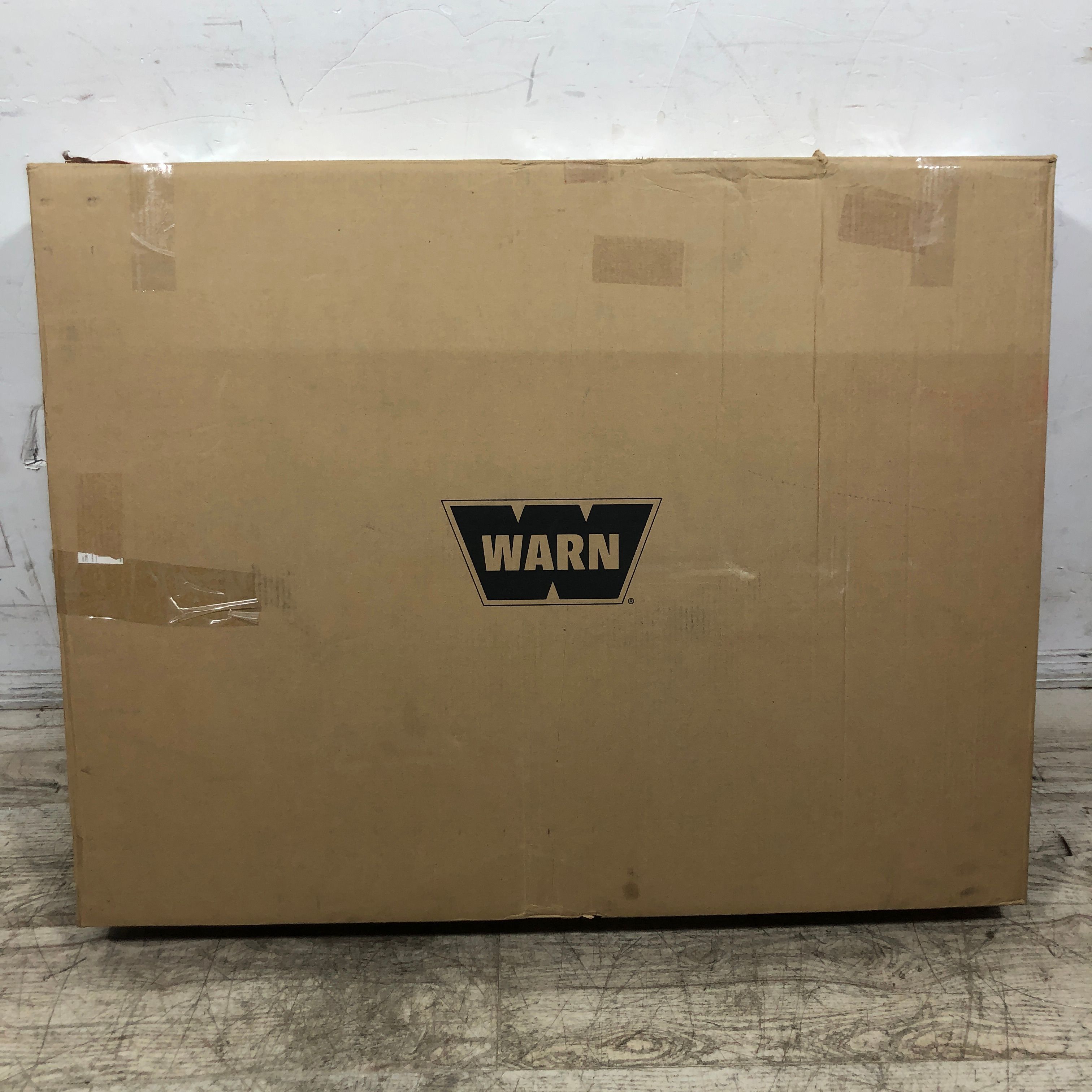 WARN Rock Crawler Rear Bumper Mount Spare Tire Carrier for Jeep CJ7 76-86