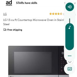 LG SMART MICROWAVE 