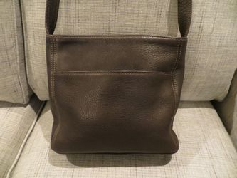 Genuine Coach Sonoma Brown Pebbled Leather Shoulder Bag