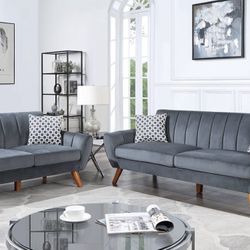 2 Pc Sofa Set 
