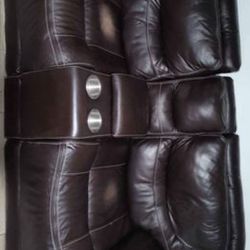 Electric Leather Couch 