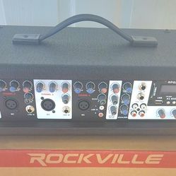 Rockville RPG2X10 800w Powered 4 Channel Mixer Amplifier