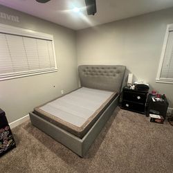 Double Bed Frame W/Boxspring