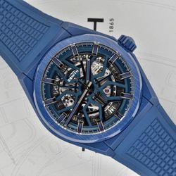 Zenith Defy Classic Automatic Blue Skeleton Dial Men's Watch 49.9003.670/51.R793