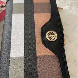 Aurora Luxe Organizer Clutch Black 