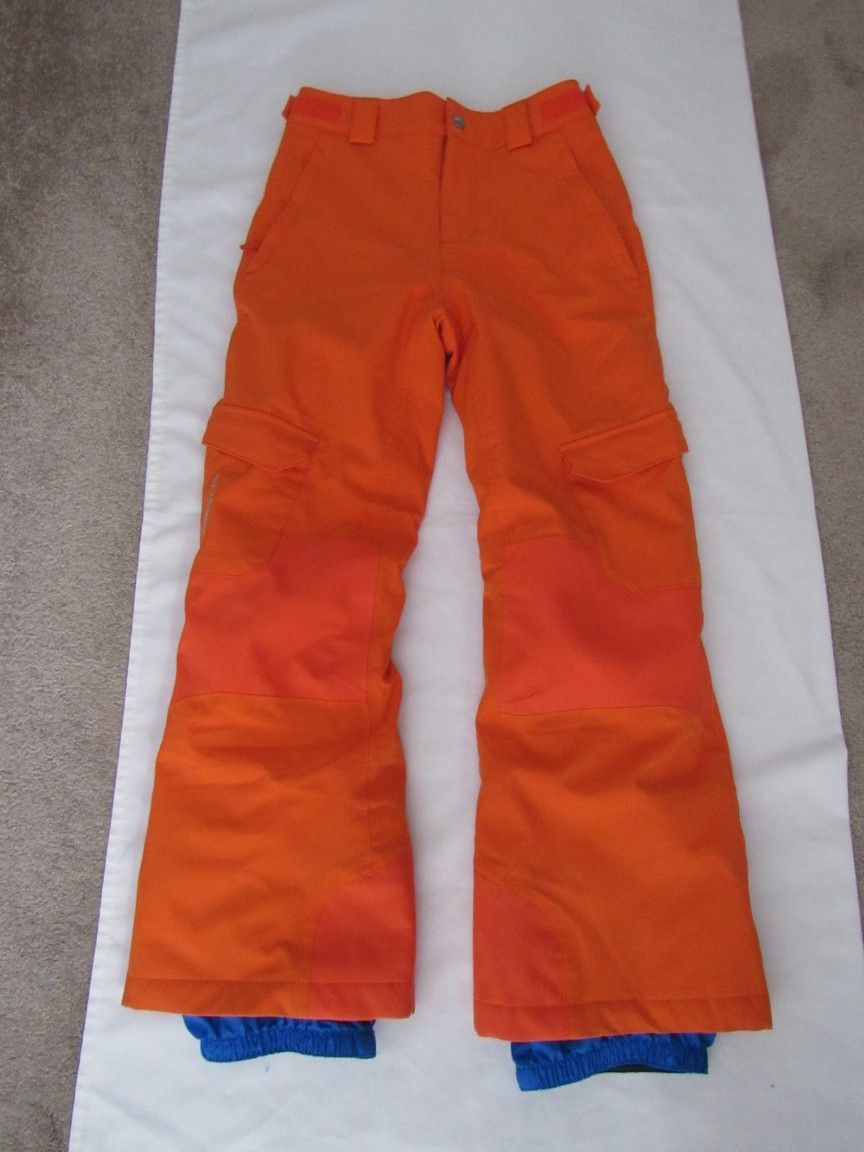 Youth 8/10 Orange Snow Pants, Columbia Sportswear Company  