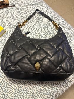 Kurt Geiger Kensington Quilted Leather Hobo Bag