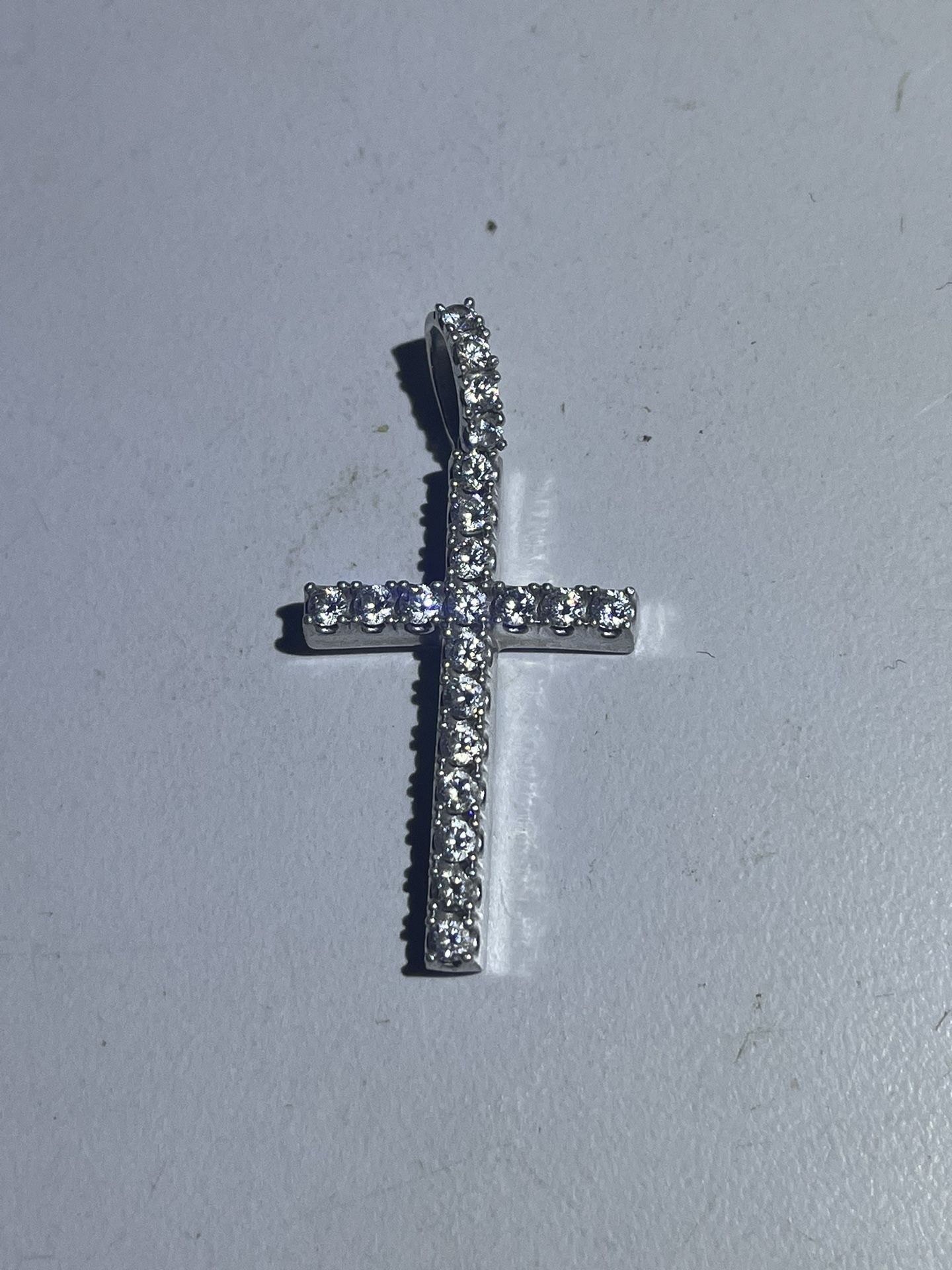 Moissanite Cross
