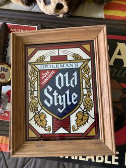 Old style bar mirror