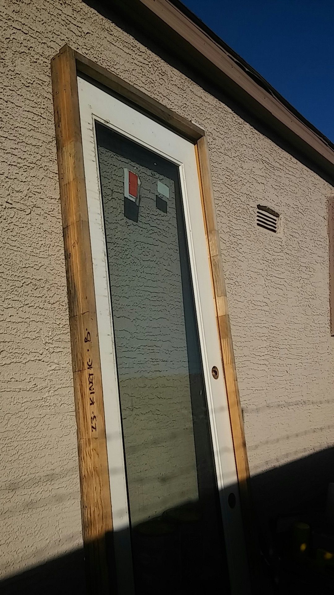 Free 30×96 8' foot glass door