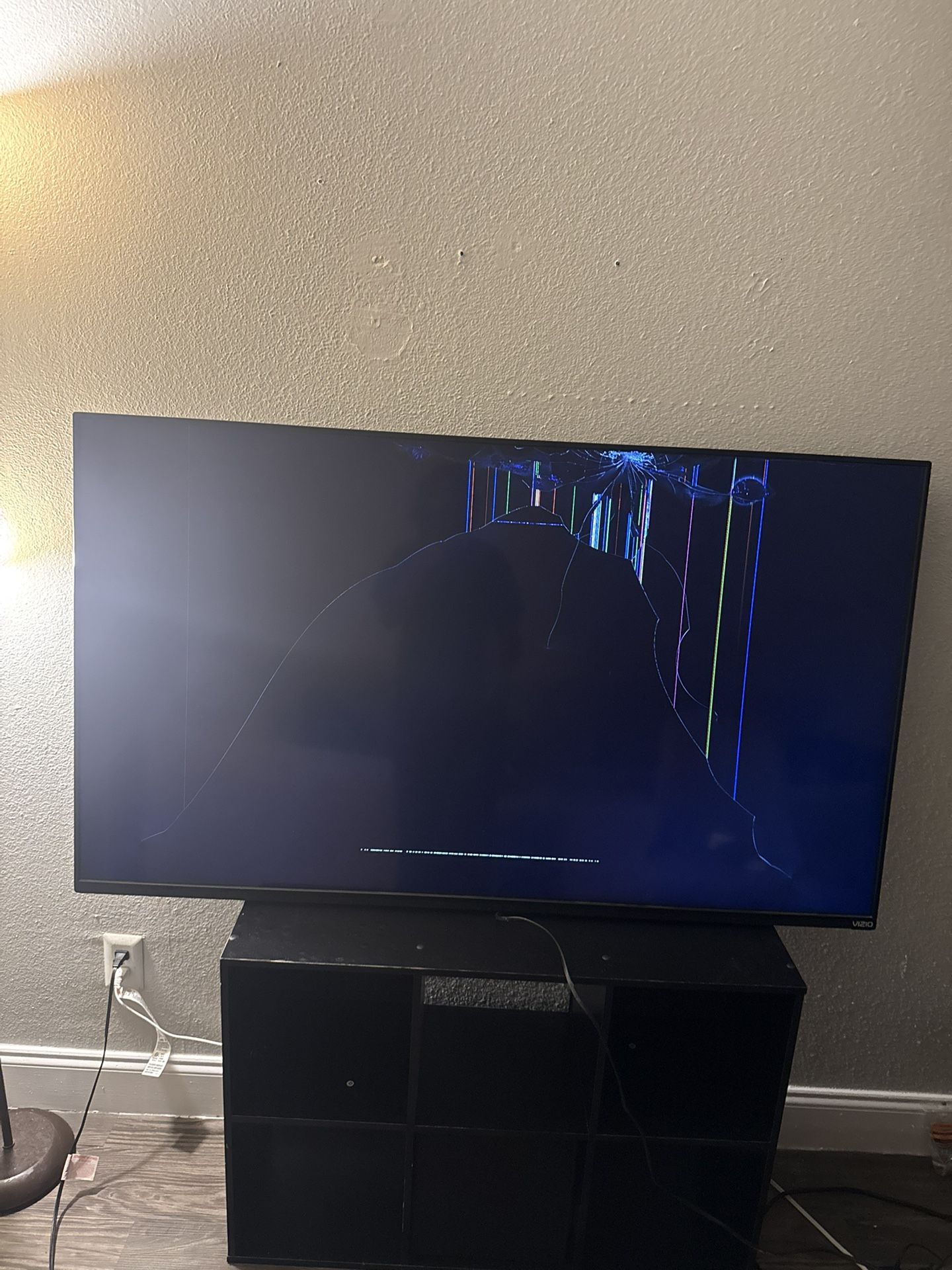 Cracked 60 Inch tv