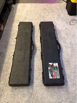 Two rifle / gun cases - trade for Xbox 360