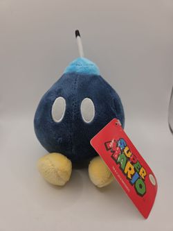 Super Mario Bros BOMB Plush Doll BOB-BOMB Stuffed Soft Toy 8" Nintendo 2018 Tag