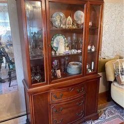 Custom Mahogany Dining Cabinet