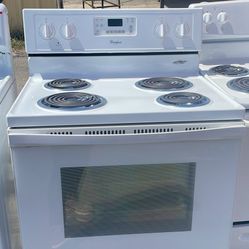 Whirlpool Electric Stove 4 Burners 