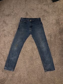 Levi’s 501 Men’s Jeans 34x32 Blue Denim Original Fit Straight Leg Button Fly