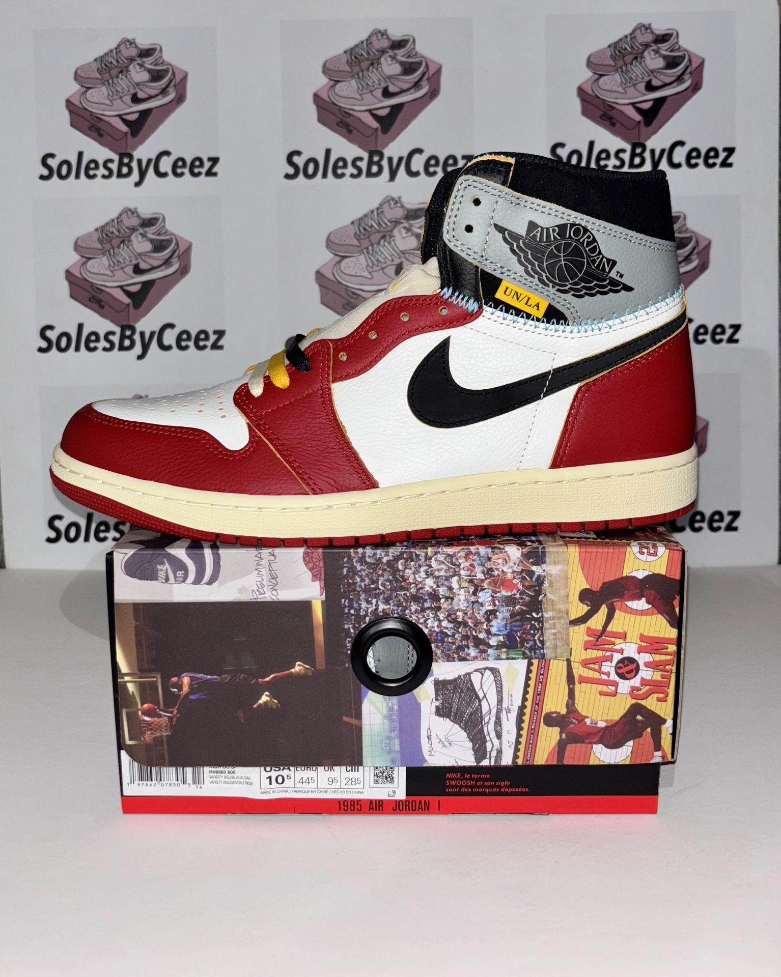 Jordan 1 OG Union LA Chicago Size 10.5