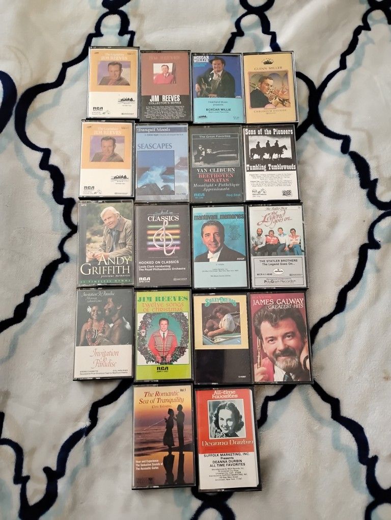 Vintage Cassette Tape Lot