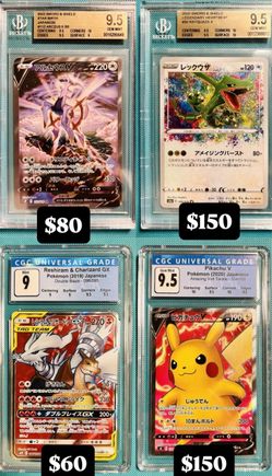 Pokémon graded cards