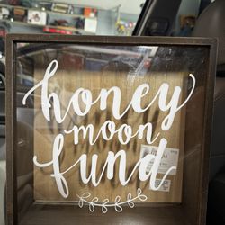 Honeymoon Fund Shadow Box 