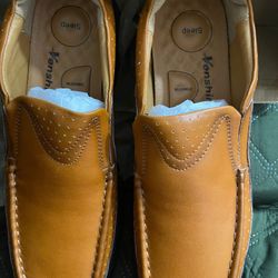 Venshine Mens Casual Slip On Loafers Shoes Walking Dress Leather Shoes