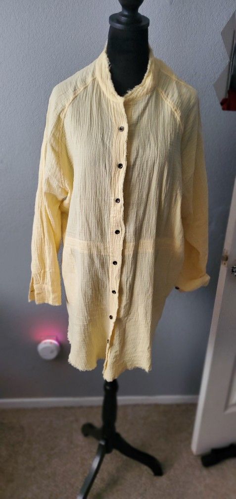 Shirt Dress Of Bathingsuit Cover Up