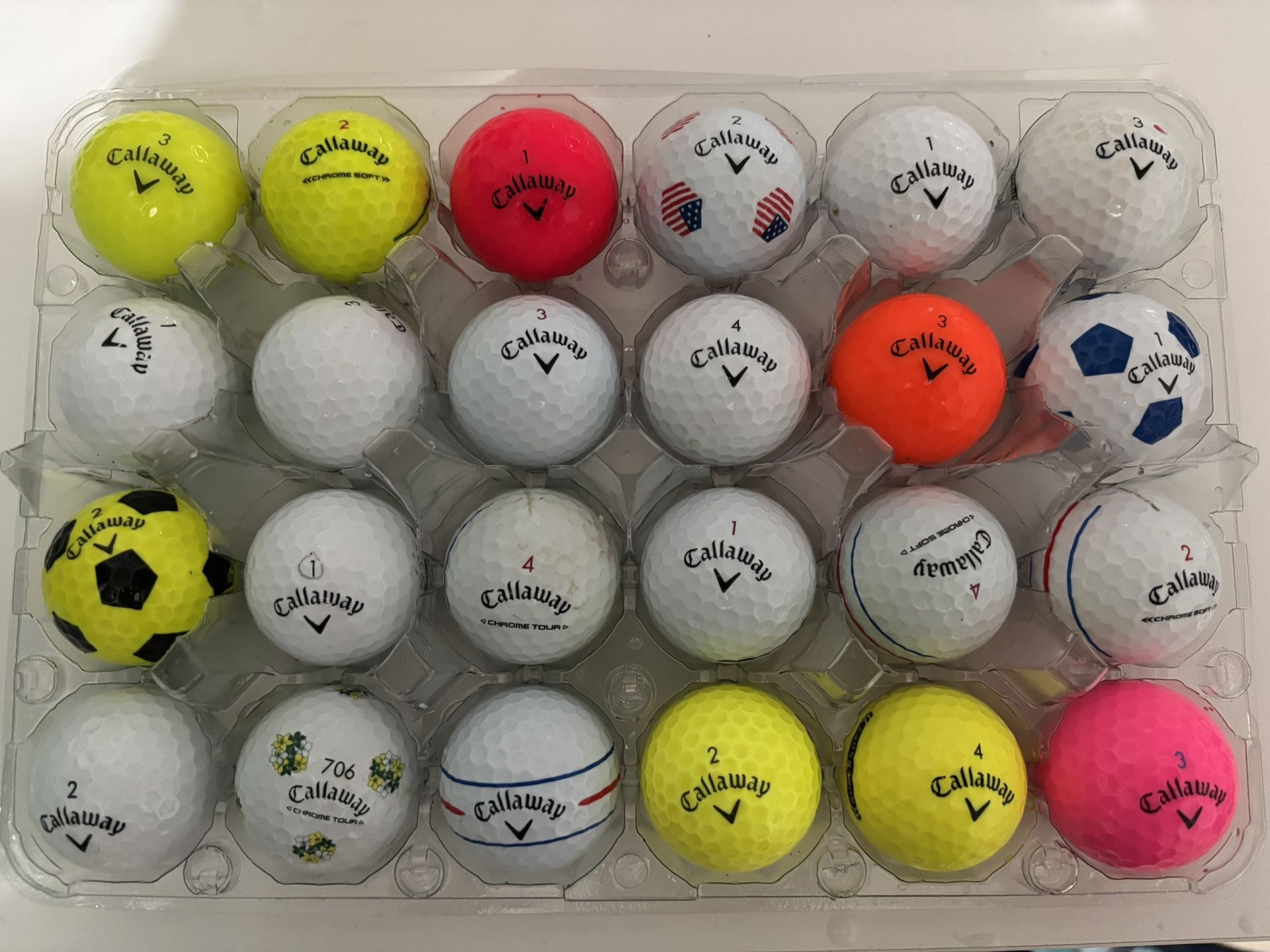 50pcs Callaway ( Used Golf Balls)