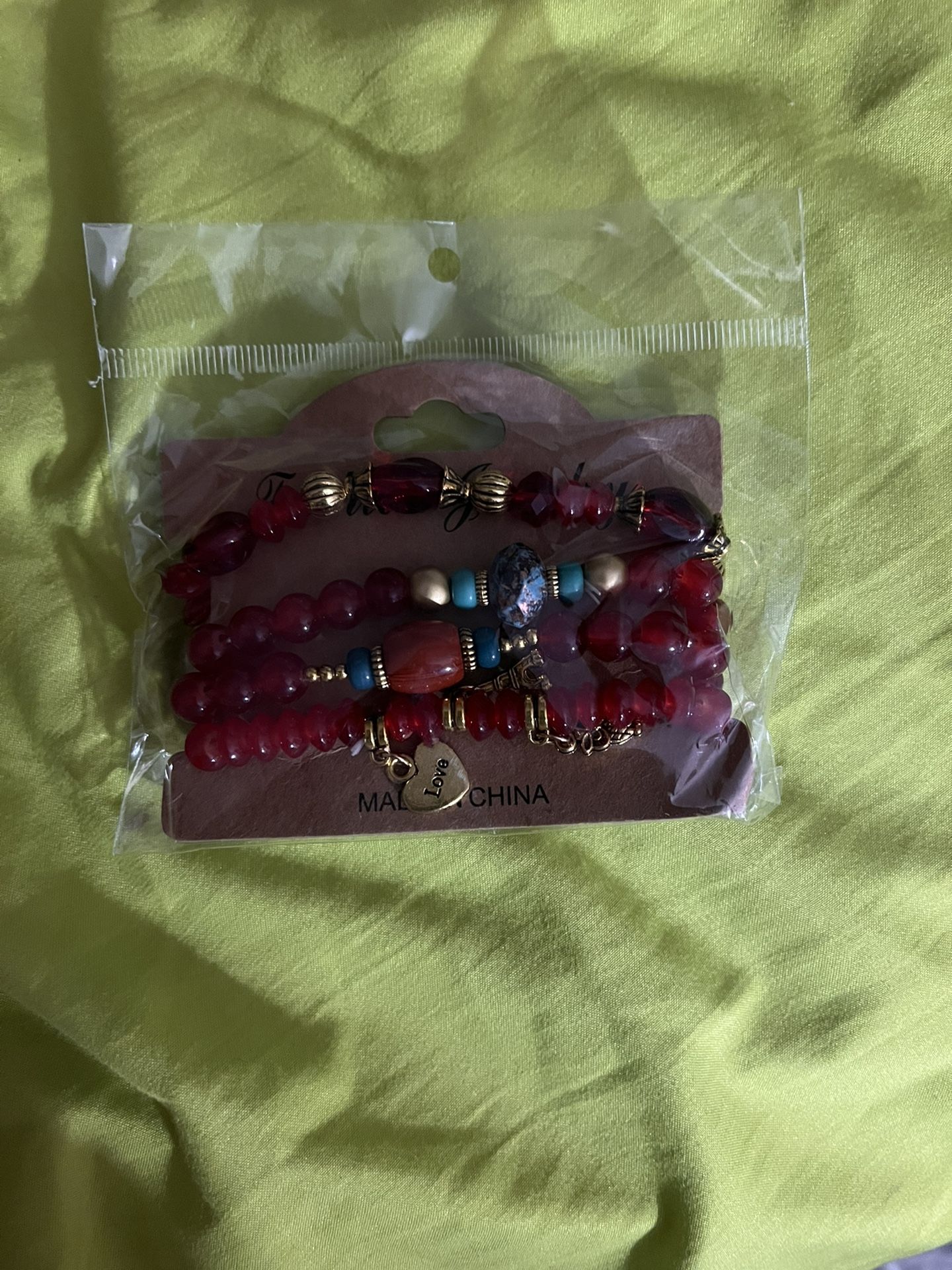 4 Peace Bracelet Set 