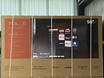 98”TCL QLED 4K S-MART TV