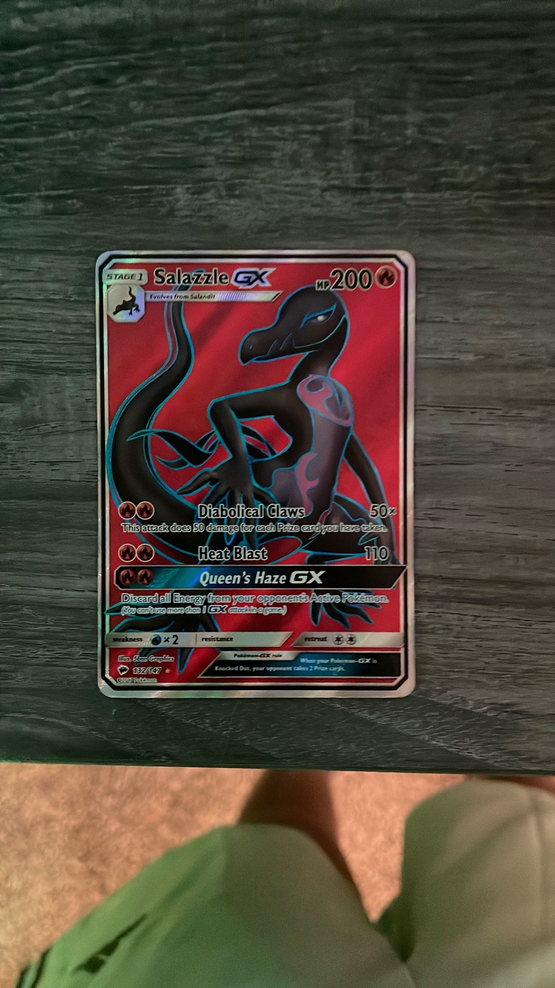 Salazzle GX Pokémon Card