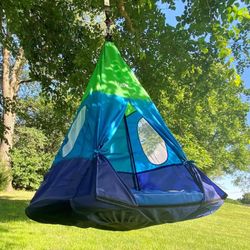 M&M Outdoor Teepee Tent Swing