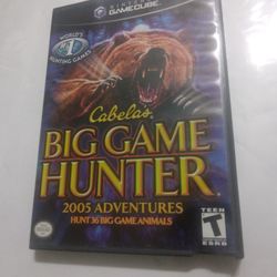 Nintendo GameCube Game Cabelas Big Game Hunter Used