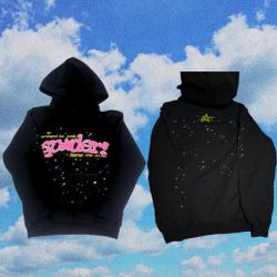 Sp5der (M) Black V2 Hoodie 