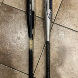 Baseball Tee Ball Bats $10 For Both