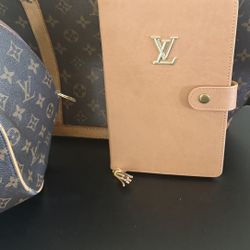 LV Notebook w/ Glam Pen 