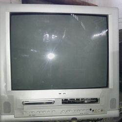 Magnavox philphs crt color tv dvd vcr player