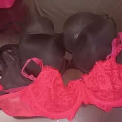 Victoria Secret Bras Black Silver And Black Size C36 