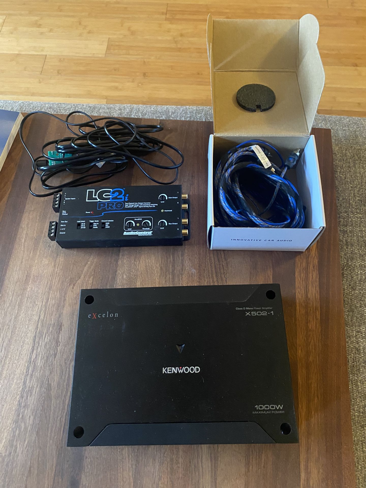 Kenwood Amp X-502-1 And Audio Control Lc2i Pro 