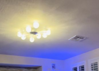 Used Modern Ceiling Lights  Silver