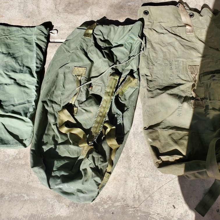 Army Duffle Bags All 3 For $25