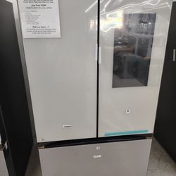 $2999 (MSRP$3899,Save $900) Samsung Bespoke French 3 Door Refrigerator With Family Hub and ENERGY STAR